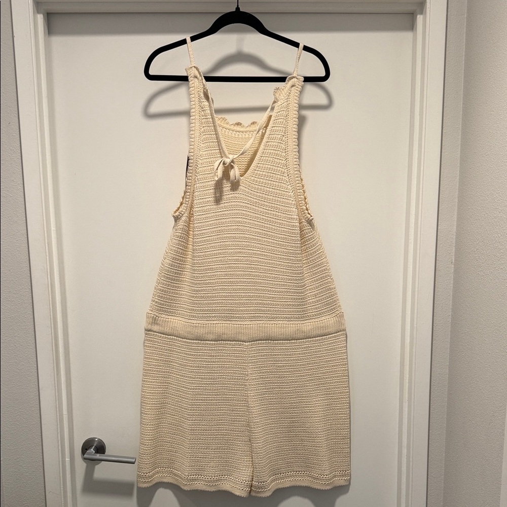Universal Thread Women's Ivory Knit Jumpsuit - Picture 5 of 7